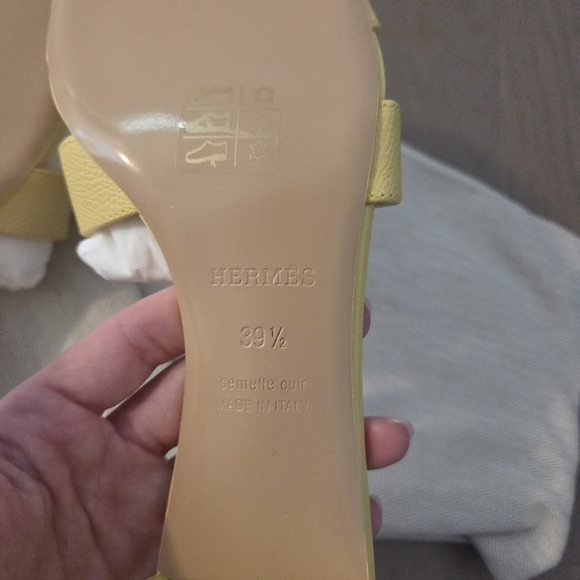 Yellow Slide Sandals - Picture 6 of 8